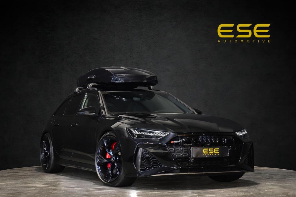 Audi RS6 Avant TFSI quattro | Panorama | Keramisch | Hud | B, Auto's, Audi, Automaat, Gebruikt, 600 pk, Leder