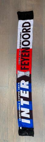 Feyenoord - Inter sjaal 2002, Ophalen of Verzenden, Zo goed als nieuw, Feyenoord, Vaantje of Sjaal