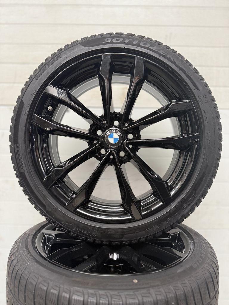 Nieuw 19’’ bmw x3 x4 g01 g02 ix3 velgen winterbanden tpms 69, 19 inch, -, -, Banden en Velgen