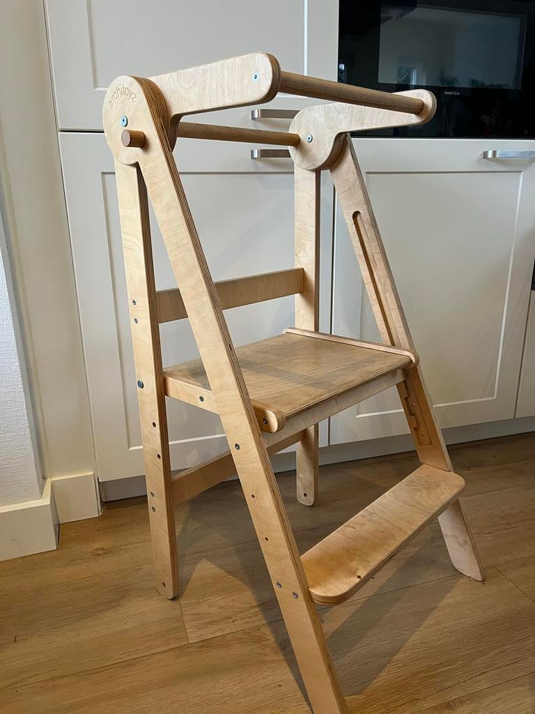 Leertoren Keukentrapje Kinderen Aanrecht Kruk, Ophalen, Zo goed als nieuw, Overige typen