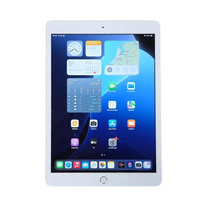 Apple iPad 7th 32GB Silver | 3 Maanden Garantie, Computers en Software, Apple iPads, Zo goed als nieuw