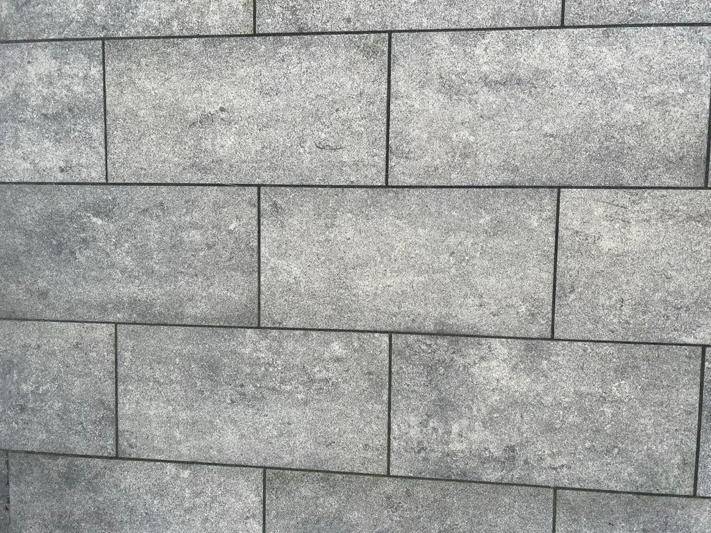 Grijze terrastegels, Gebruikt, Beton, Terrastegels, 5 tot 10 m²