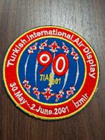 Patch Turkish International Air Display 2001, Ophalen of Verzenden, Zo goed als nieuw, Patch, Badge of Embleem