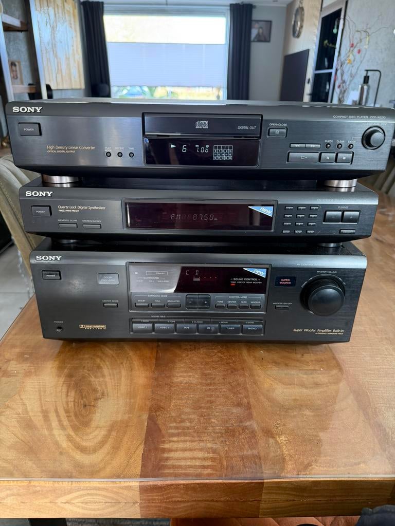 Sony stereo installatie losse componenten, Ophalen of Verzenden, Zo goed als nieuw, Sony, Losse componenten