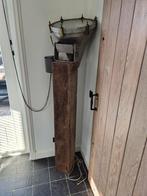 Landelijke scheepslamp op meerpaal, Huis en Inrichting, Ophalen of Verzenden