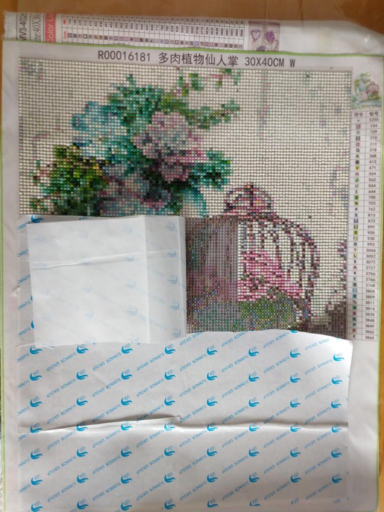 Mooie Diamond Painting, gedeeltelijk gemaakt, Ophalen, Nieuw, Knutselwerk
