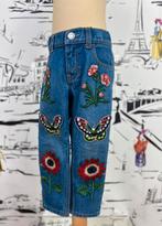Gucci meisjes geborduurde spijkerbroek maat 4 (540 euro), Broek, Meisje, Gucci EU, Zo goed als nieuw