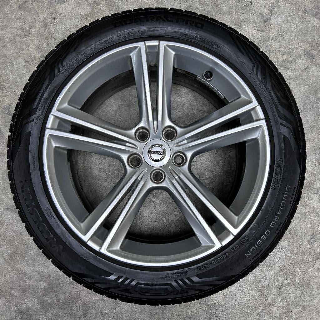 18 inch originele velgen + all season banden Volvo V90, 18 inch, Banden en Velgen, Ophalen of Verzenden, Personenwagen