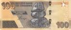 Zimbabwe bankbiljet 100 Dollars 2020, Pick 106 UNC, Ophalen of Verzenden, Zimbabwe, Los biljet