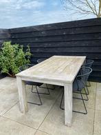 Teak tuintafel 180X100, Tuin en Terras, Tuintafels, Ophalen, Zo goed als nieuw, Rechthoekig, Teakhout