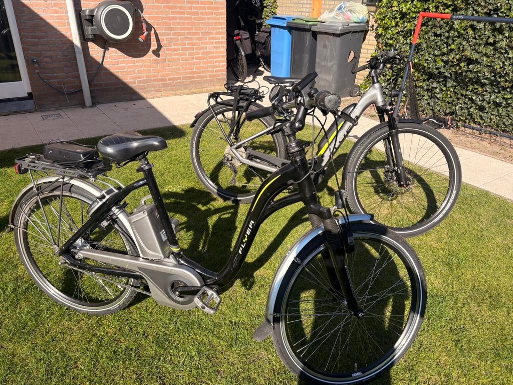 ✅2 x flyer upstreet en flyer c-serie lage instap✅, Fietsen en Brommers, Elektrische fietsen, 47 tot 51 cm, Ophalen, Zo goed als nieuw