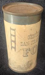 Oud vintage blik Genuine San Francisco FOG (Ingeblikte Mist), Ophalen of Verzenden, Gebruikt, Overige