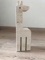 Enzo Mari / F.lli Mannelli Giraf (grote) Travertin., Ophalen of Verzenden