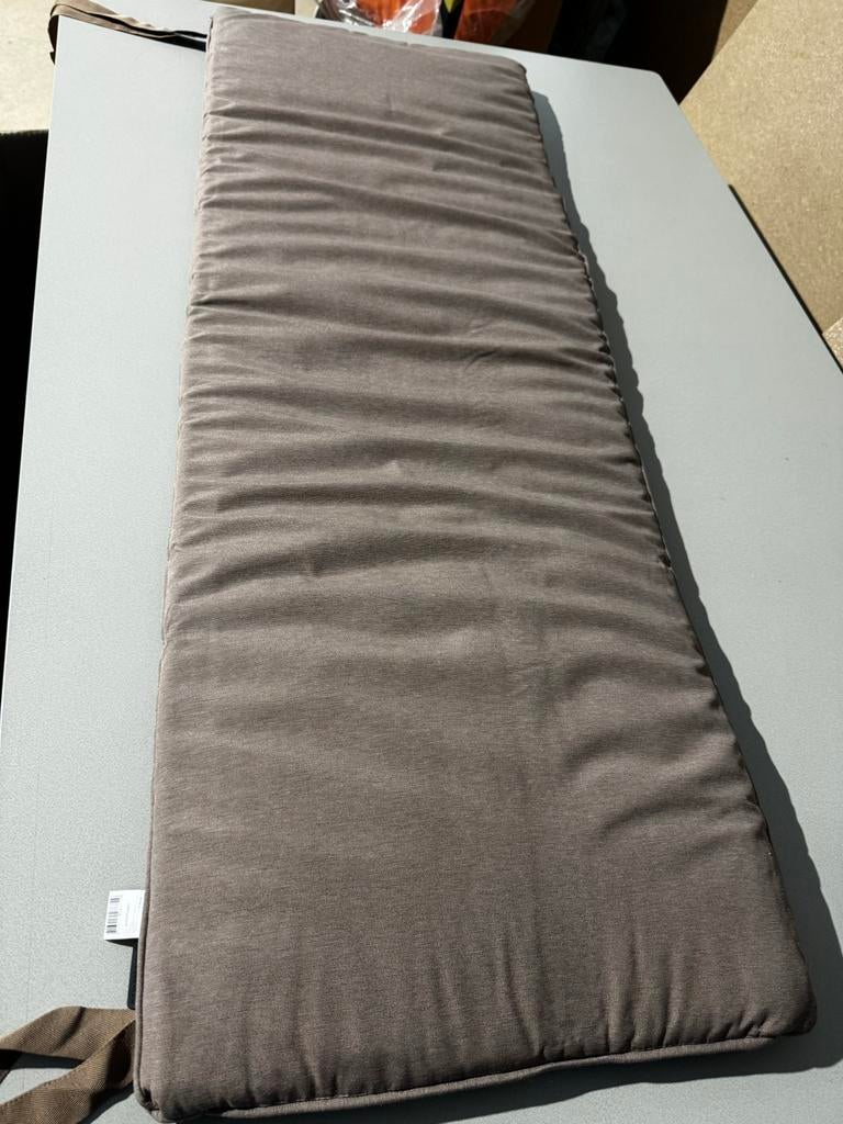 Madison bankkussen 135 cm - Bruin, Ophalen of Verzenden, Zo goed als nieuw