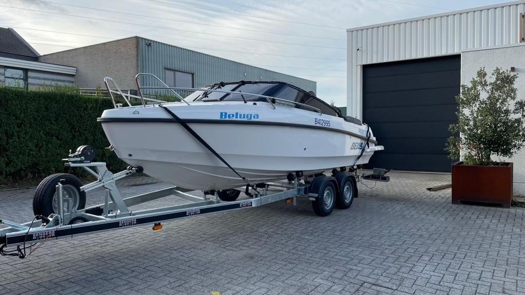 Bella 640DC - cuddy - Mercury 150pk - nieuwstaat, Watersport en Boten, Speedboten, Zo goed als nieuw, 6 meter of meer, Benzine