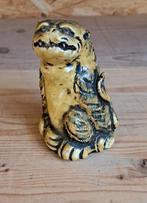 Keramiek (Japans?) beeldje van een zittende tijger, Ophalen of Verzenden