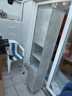 Badkamerkastje - Grijs betonlook - Hoge kast, Ophalen, (Half)hoge kast, Minder dan 50 cm, Gebruikt