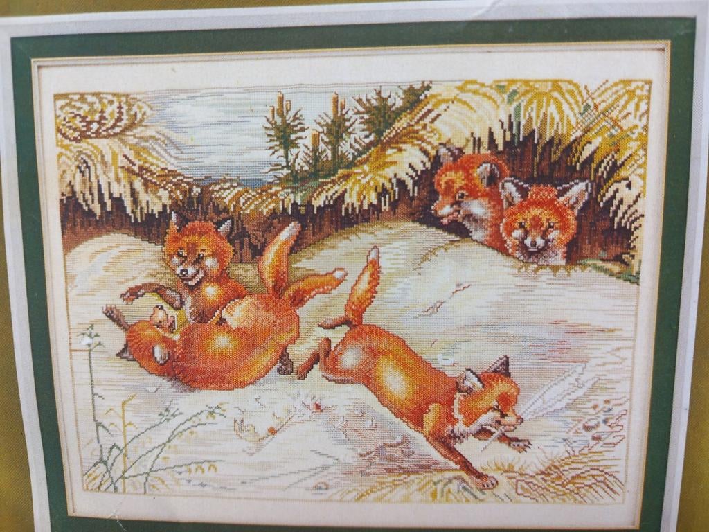 Compleet borduurpakket Eva Rosenstand vossen, Ophalen of Verzenden, Borduurpakket