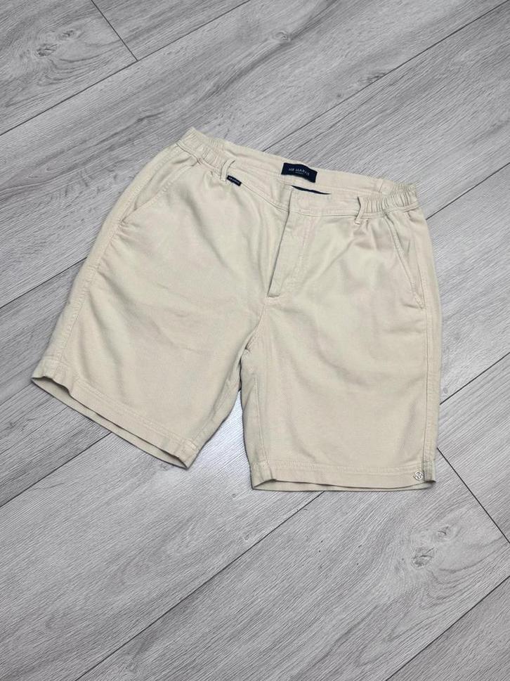 Mr Marvis – The Piqués (Gazettes) – Maat L, Kleding | Heren, Broeken en Pantalons, Zo goed als nieuw, Maat 52/54 (L), Beige, Ophalen of Verzenden