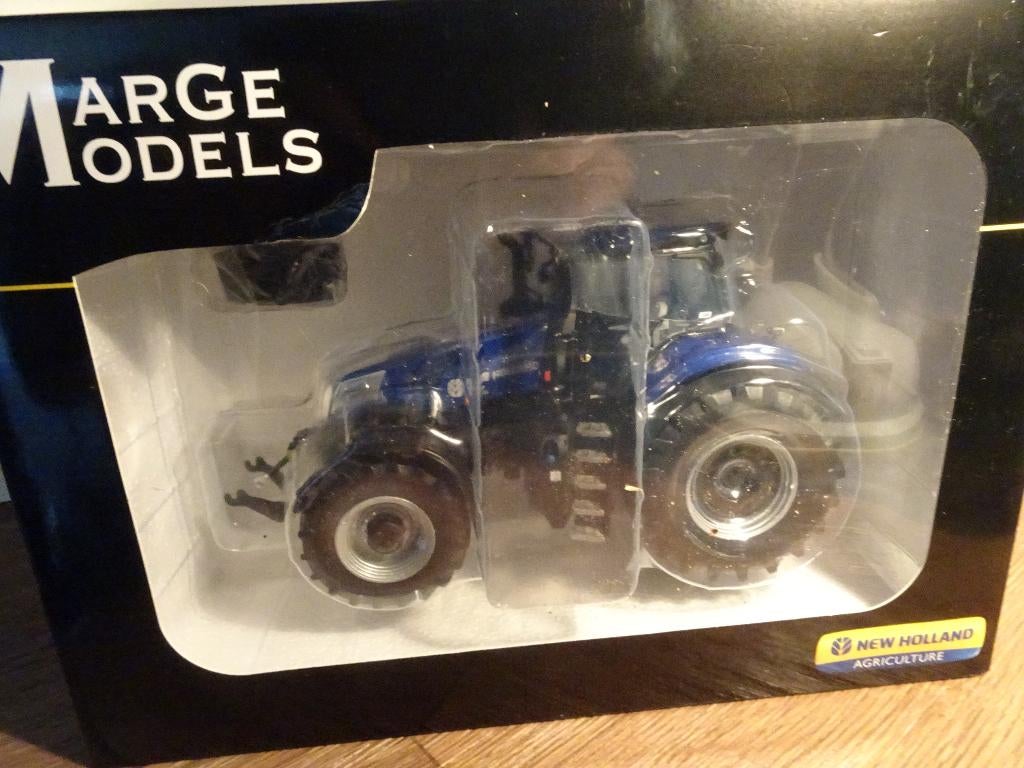 Te koop Marge Models New Holland T8.435 Genesis Bleu Power., Ophalen of Verzenden, Nieuw, Tractor of Landbouw, Overige merken