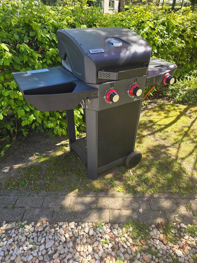 Tenneker Carbon 3 gasbarbecue met gietijzeren grillplaat, Tuin en Terras, Gasbarbecues, Ophalen, Gebruikt, Tenneker
