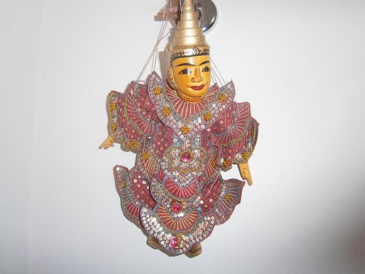 marionettenpop, Verzamelen, Poppen, Zo goed als nieuw, Overige typen, Ophalen of Verzenden