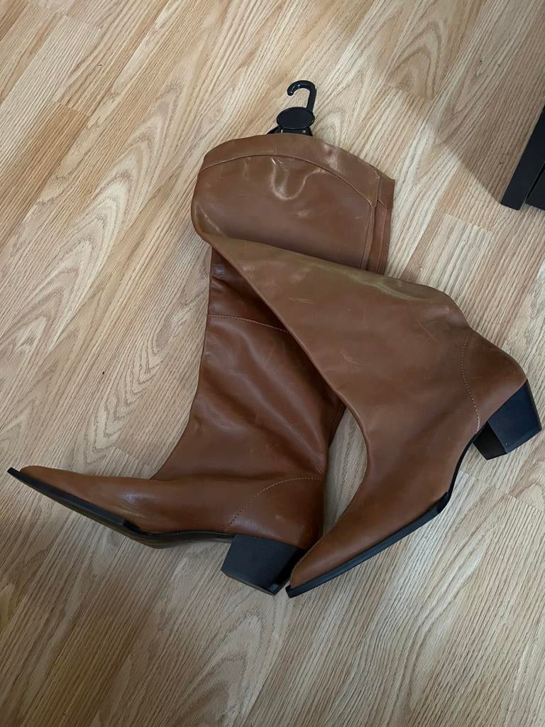 Nieuwe Laarzen maat 41, Ophalen, Zo goed als nieuw, Zwart, Hoge laarzen