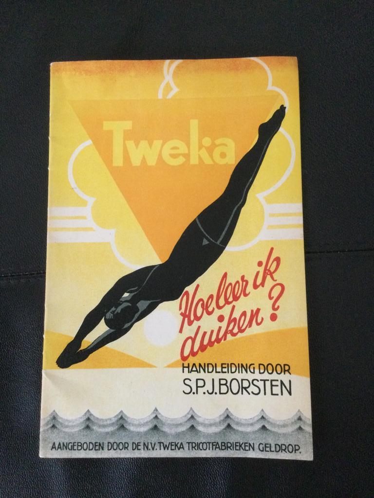 Hoe leer ik duiken. SP.J. Borsten Handleiding 1934, Ophalen of Verzenden, Gelezen