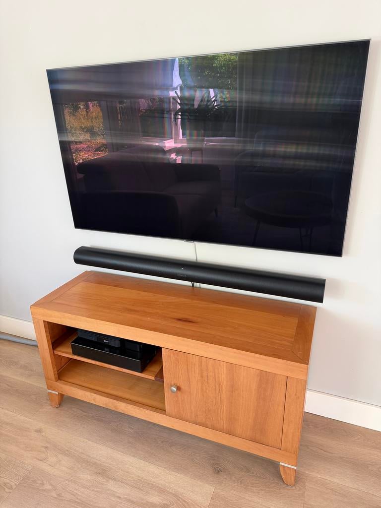 Samsung QE55Q95TALXXN 4K QLED TV met One Connect Box, Audio, Tv en Foto, Televisies, QLED, 120 Hz, Ophalen of Verzenden, Zo goed als nieuw