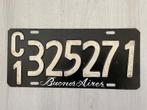 BUENOS AIRES nummerplaat ARGENTINIE kentekenplaat 2 foto's, Verzenden, Gebruikt, Auto's