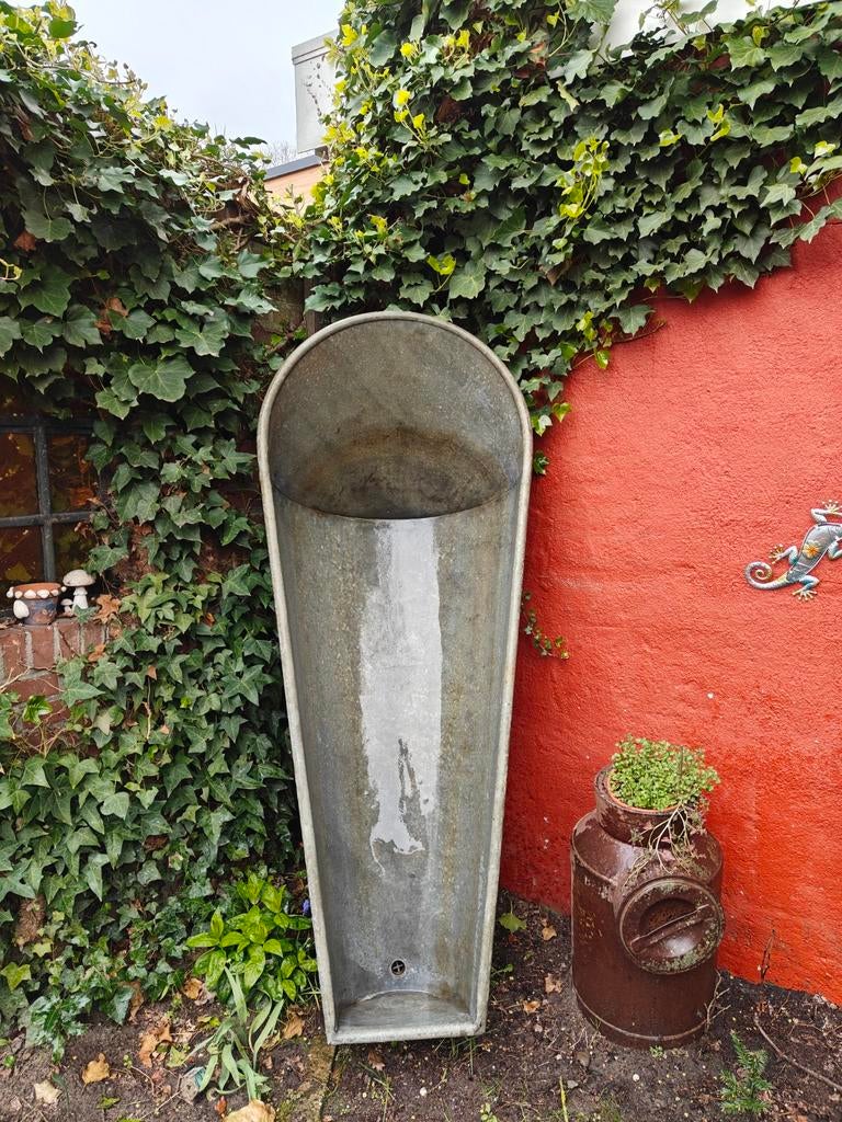 Vintage Zinken Badkuip, Antiek en Kunst, Ophalen