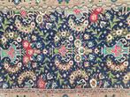 Handmade Persian wool Tabriz sit cushion floral blue 61x88cm, Gebruikt, Blauw, HYPE POP-UP, Ophalen of Verzenden