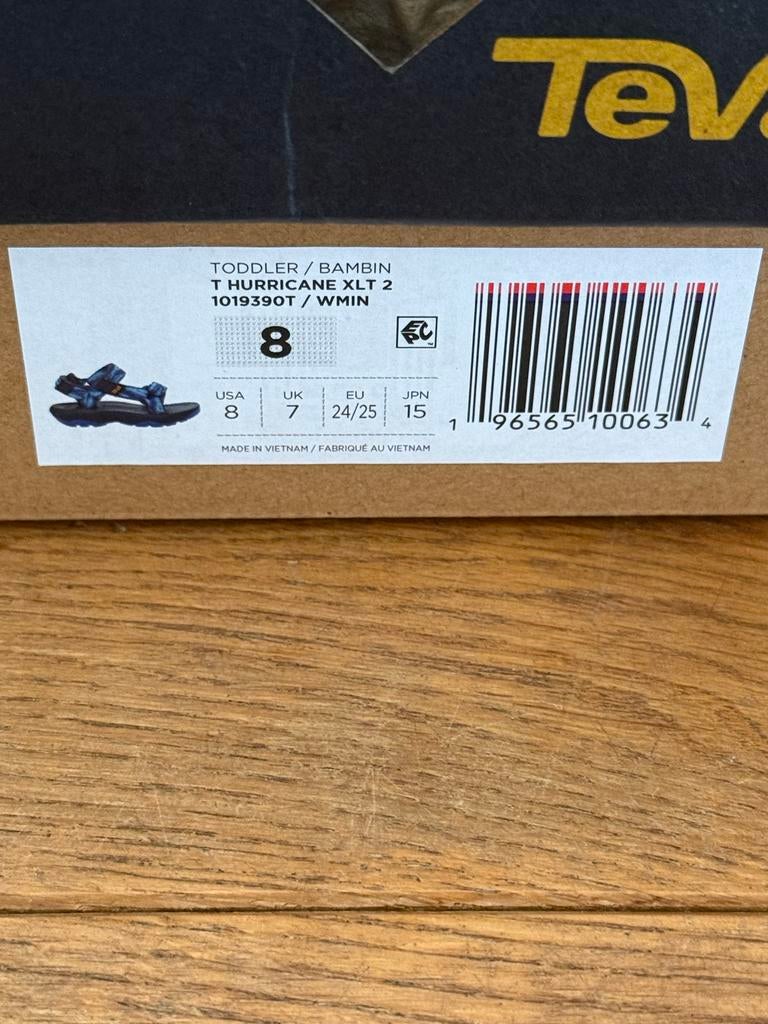 Teva sandalen blauw maat 24/25 NIEUW in doos, Kinderen en Baby's, Verzenden, ., Jongen of Meisje, Schoenen
