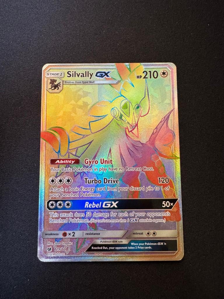 Silvally gx 119/111 - Crimson Invasion, Ophalen of Verzenden, Nieuw, Losse kaart