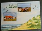 Vlieland - In kaders: Camping - Natuurmuseum, Verzenden, 1960 tot 1980, Ongelopen, Waddeneilanden