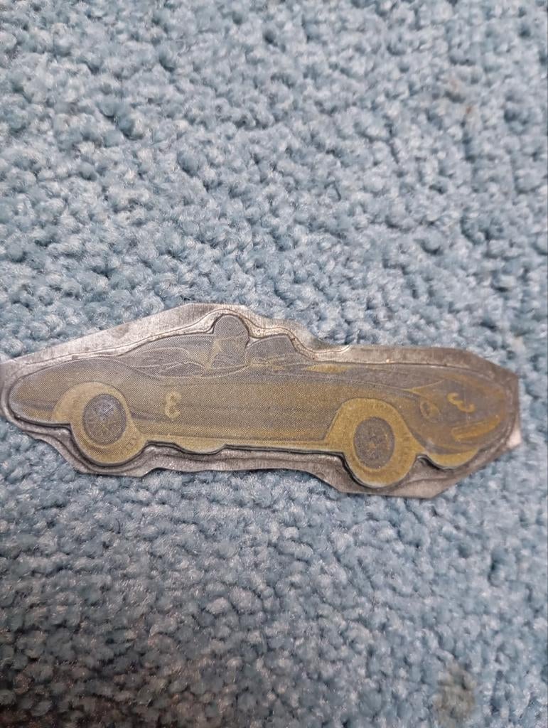 Vintage Race auto Metaal no 3, Verzenden, Groter dan 1:32, Auto, Overige merken