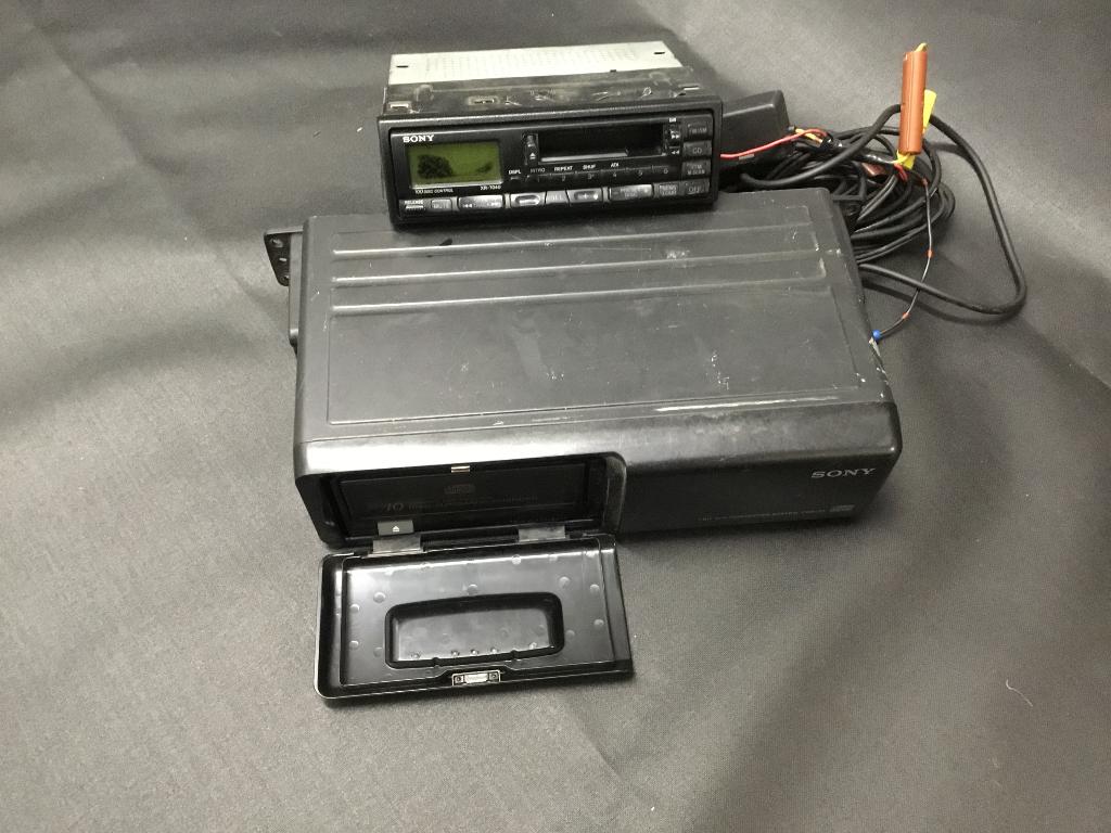 Sony autoradio cassette en CD wisselaar, Ophalen of Verzenden, Gebruikt