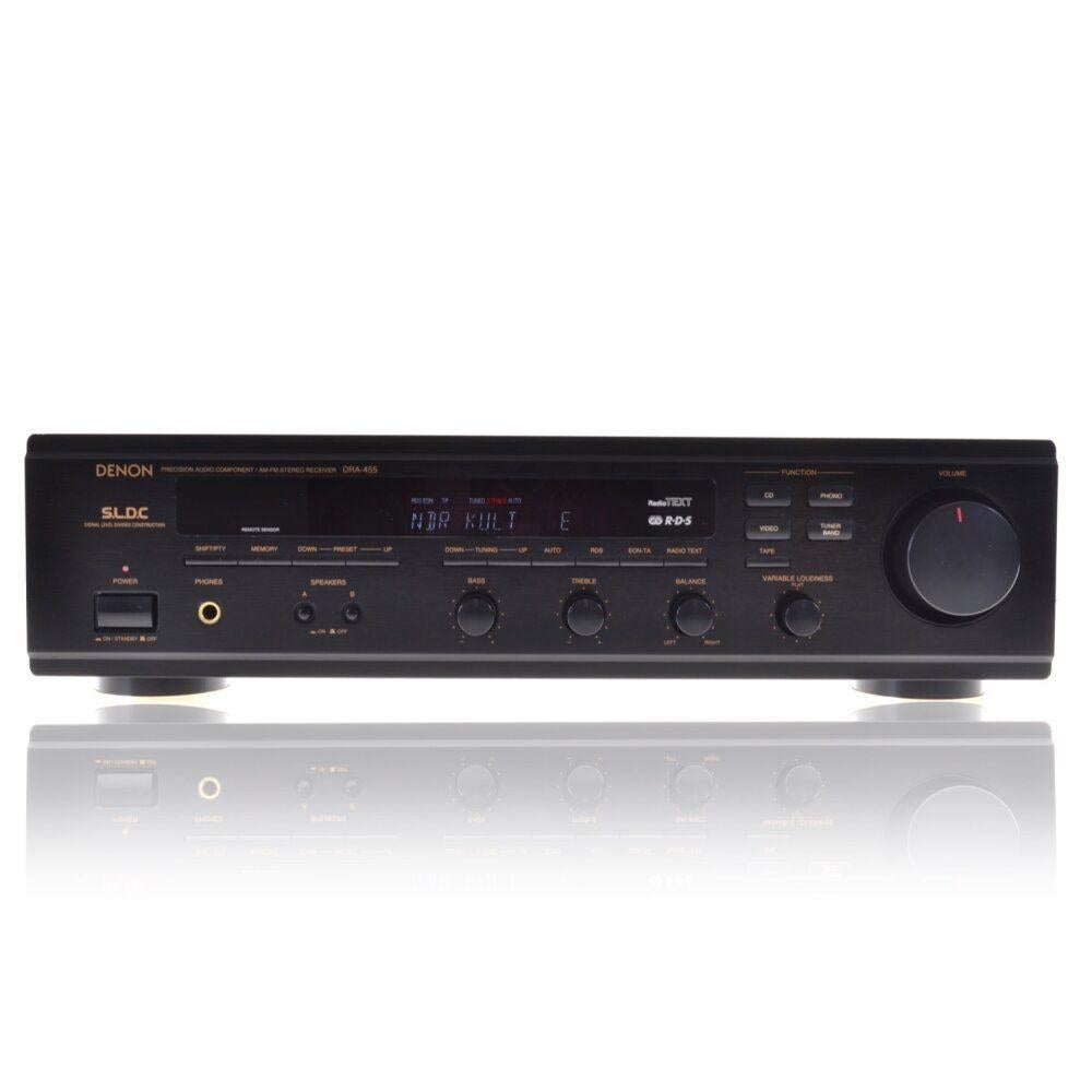 receiver Denon DRA455, Audio, Tv en Foto, Versterkers en Receivers, Gebruikt, Denon, Ophalen of Verzenden, Minder dan 60 watt