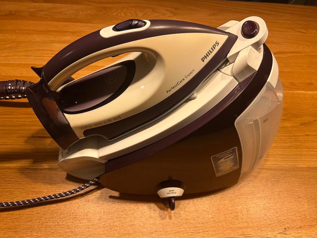 Philips PerfectCare Expert stoomgenerator strijkijzer, Ophalen, Gebruikt, Strijkijzer met snoer