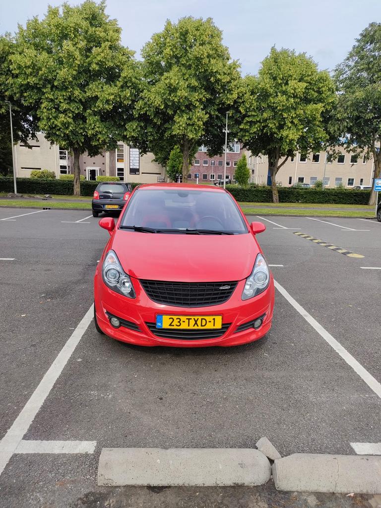 Opel Corsa 1.6 GSI Turbo 3D 2007 Rood, Auto's, Opel, 4 cilinders, Bedrijf, Handgeschakeld, 149 pk
