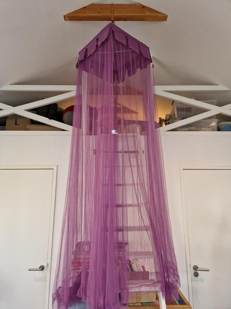 Mooie Hemelbed Klamboe, Ophalen, Zo goed als nieuw, Minder dan 140 cm, Minder dan 70 cm