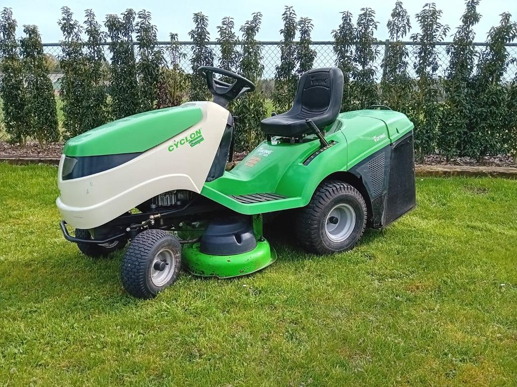 Viking MT585 zitmaaier, Ophalen