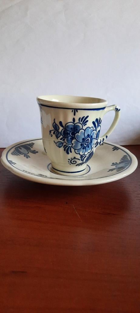 Delftsblauw koffiekopje en bonbonschaaltje Goedewaagen, Antiek en Kunst, Ophalen of Verzenden