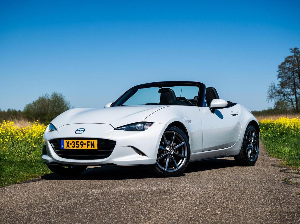Mazda MX-5 MX5 1.5 SkyActiv-G 131PK TS+ Navigatie Cruise Air, Auto's, Mazda, Gebruikt, 4 cilinders, Bedrijf, Handgeschakeld