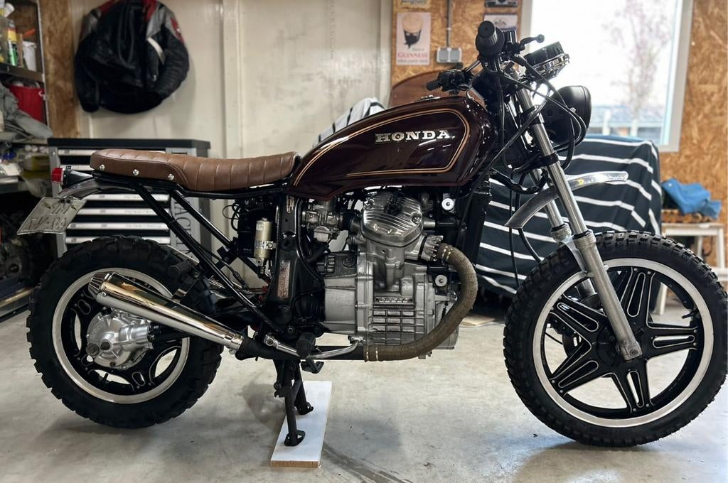 Unieke Honda GL500 Scrambler - Custom Build, Motoren, Motoren | Honda, Cardan-aandrijving, 2 cilinders, Motorrijbewijs A, 495 cc