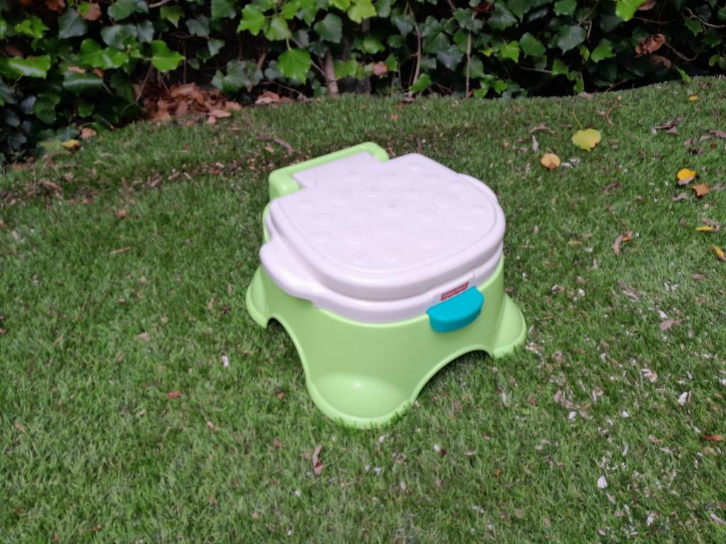 fisher price potje 3 in 1, kinder wc, kinderpotje, plaspotje, Ophalen of Verzenden, Overige typen