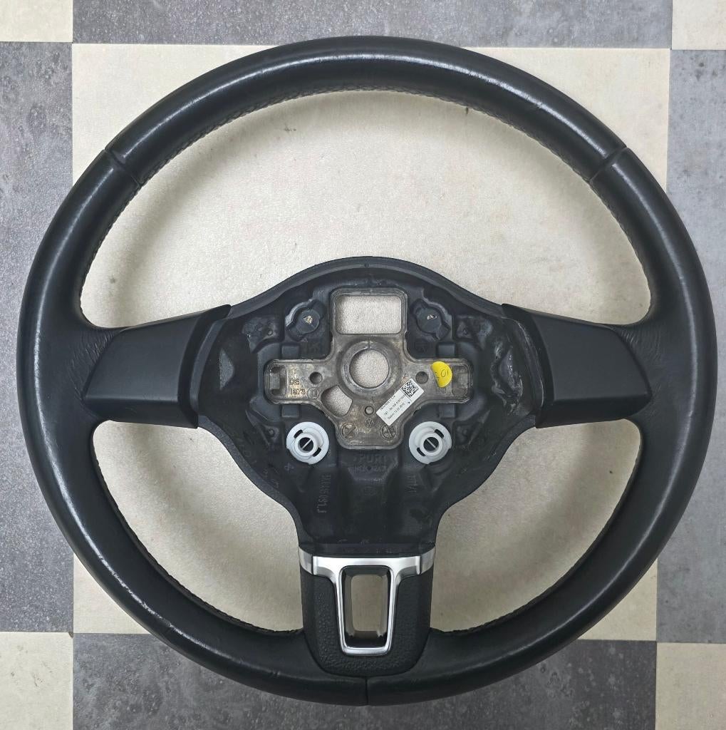 Volkswagen Golf 6 Stuurwiel leder leren, Auto-onderdelen, Ophalen of Verzenden, Gebruikt, Volkswagen