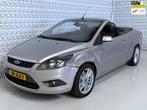 Ford Focus Coupé-Cabriolet 2.0 Titanium met vangrailschade!, 1350 kg, Bluetooth, Gebruikt, Zwart