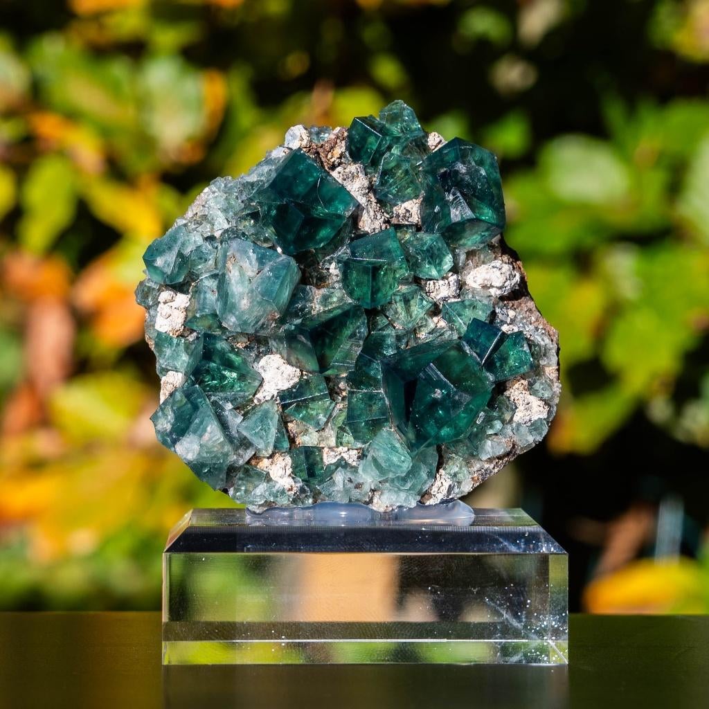 fluoriet uit pocket 42 #22, Verzamelen, Mineralen en Fossielen, Ophalen of Verzenden, Mineraal