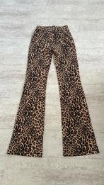 Super leuke cheetah print flared broek only maat s, Maat 38/40 (M), Zwart, Ophalen of Verzenden, Zo goed als nieuw